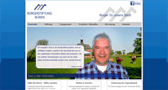 Desktop Screenshot of buergerstiftung-bueren.de